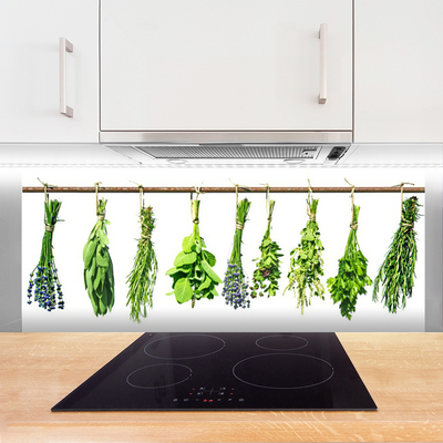 Painel vidro cozinha Flores Planta Natureza