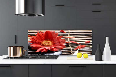 Painel vidro cozinha Flor Planta Natureza