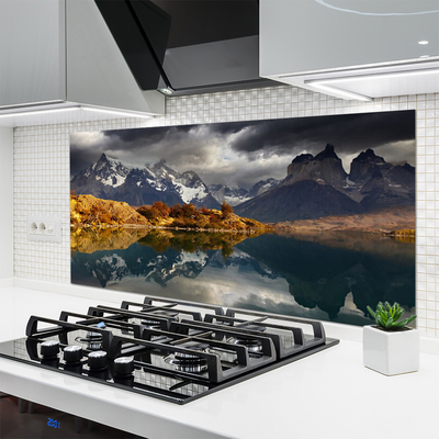 Painel cozinha Paisagem de lago de montanha