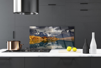 Painel cozinha Paisagem de lago de montanha