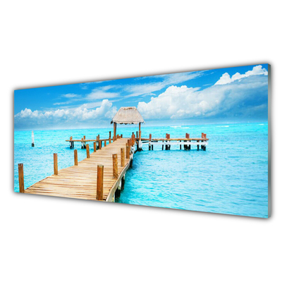 Painel vidro cozinha Arquitetura da Ponte Marítima