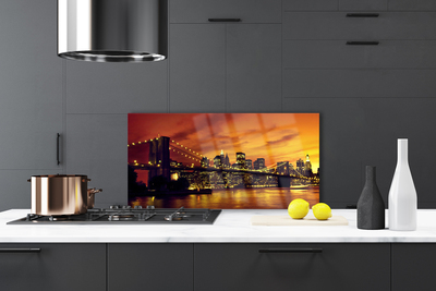 Painel vidro cozinha Arquitetura de pontes