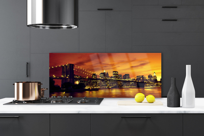 Painel vidro cozinha Arquitetura de pontes