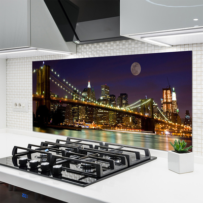 Painel vidro cozinha Arquitetura de pontes