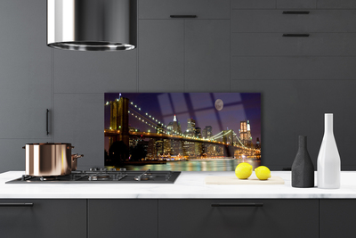 Painel vidro cozinha Arquitetura de pontes