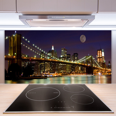 Painel vidro cozinha Arquitetura de pontes