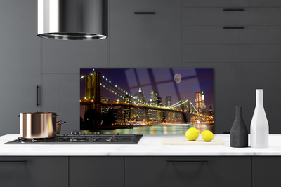 Painel vidro cozinha Arquitetura de pontes