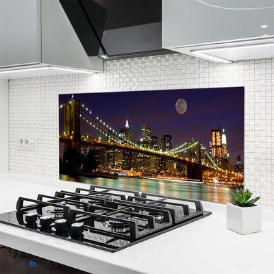 Painel vidro cozinha Arquitetura de pontes