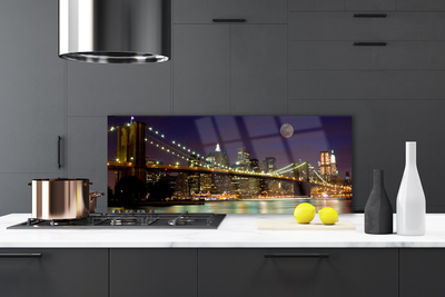 Painel vidro cozinha Arquitetura de pontes