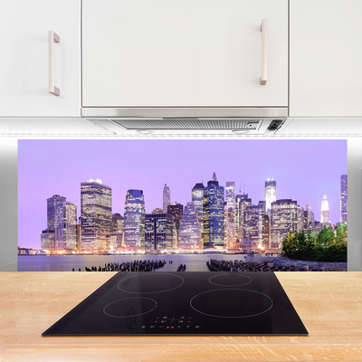 Painel vidro cozinha Casas da Cidade