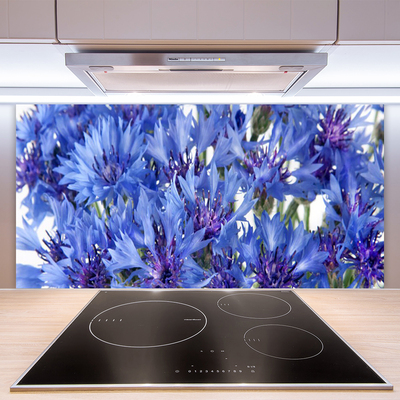 Painel vidro cozinha Flores Planta Natureza