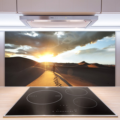 Painel vidro cozinha Paisagem desértica de areia
