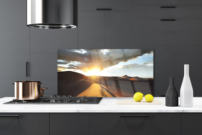 Painel vidro cozinha Paisagem desértica de areia