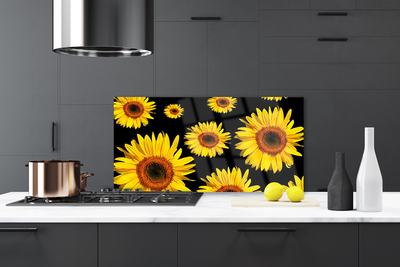 Painel cozinha Girassóis Plantam Natureza