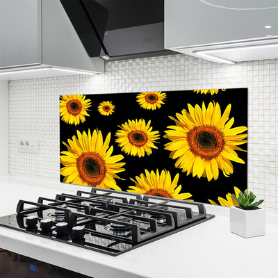 Painel cozinha Girassóis Plantam Natureza