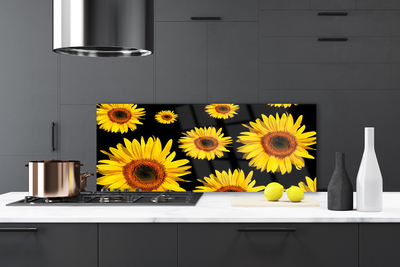 Painel cozinha Girassóis Plantam Natureza