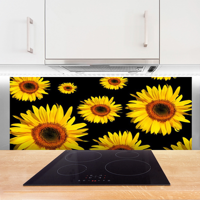 Painel cozinha Girassóis Plantam Natureza