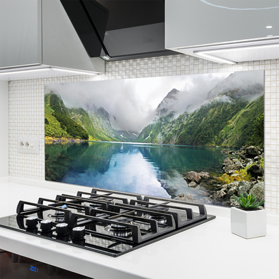 Painel cozinha Paisagem de lago de montanha