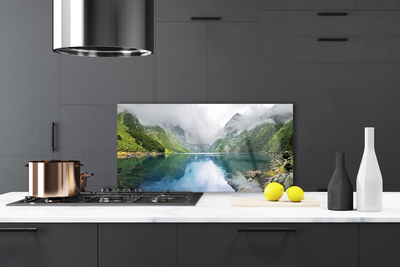 Painel cozinha Paisagem de lago de montanha