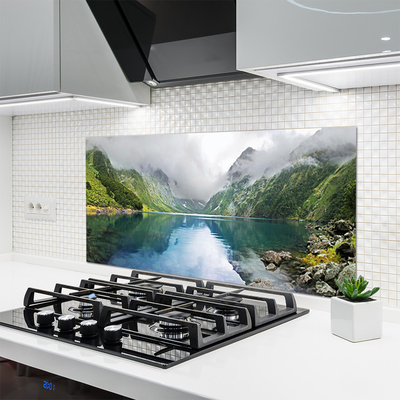 Painel cozinha Paisagem de lago de montanha