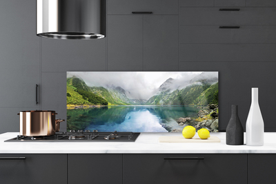 Painel cozinha Paisagem de lago de montanha