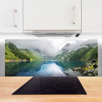 Painel cozinha Paisagem de lago de montanha