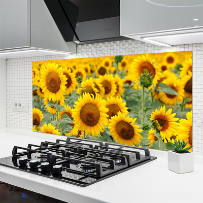 Painel cozinha Girassóis Plantam Natureza