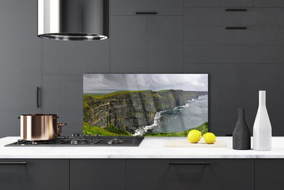 Painel vidro cozinha Paisagem aquática de Bay Rocks