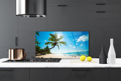 Painel cozinha Paisagem da Praia das Palmeiras