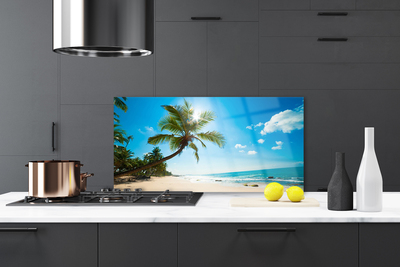Painel cozinha Paisagem da Praia das Palmeiras