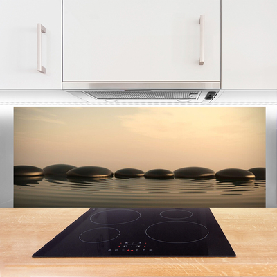 Painel cozinha Pedras Água Arte