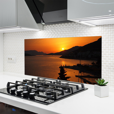 Painel cozinha Paisagem das Montanhas do Mar