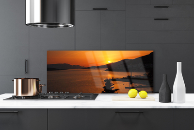 Painel cozinha Paisagem das Montanhas do Mar