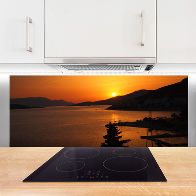 Painel cozinha Paisagem das Montanhas do Mar