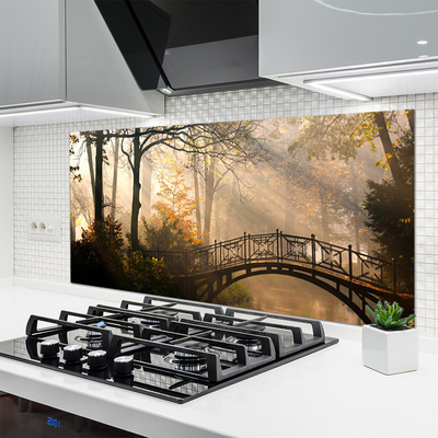 Painel vidro cozinha Arquitetura da Ponte Florestal