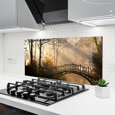 Painel vidro cozinha Arquitetura da Ponte Florestal