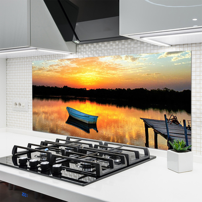 Painel cozinha Paisagem do Lago da Ponte do Barco