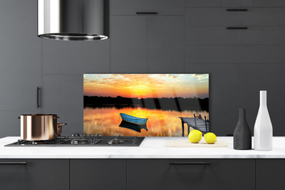 Painel cozinha Paisagem do Lago da Ponte do Barco