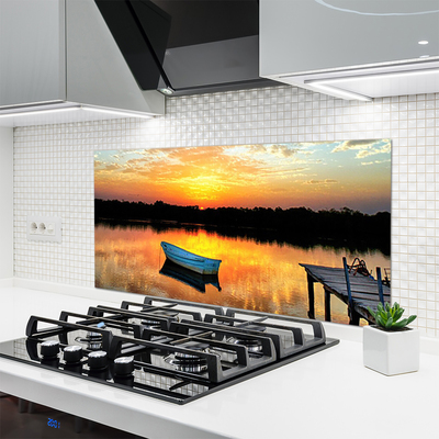 Painel cozinha Paisagem do Lago da Ponte do Barco