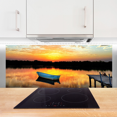 Painel cozinha Paisagem do Lago da Ponte do Barco