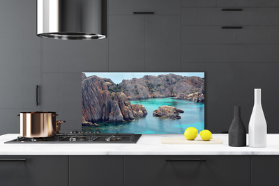 Painel cozinha Paisagem marinha de Bay Rocks