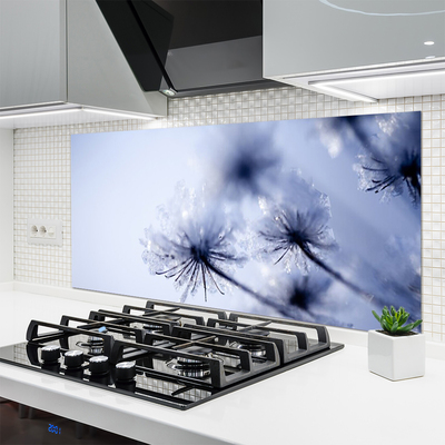 Painel vidro cozinha Planta dente-de-leão