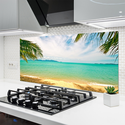 Painel cozinha Paisagem de praia e mar