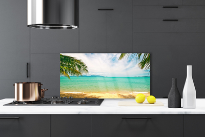 Painel cozinha Paisagem de praia e mar