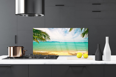 Painel cozinha Paisagem de praia e mar