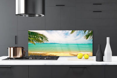 Painel cozinha Paisagem de praia e mar