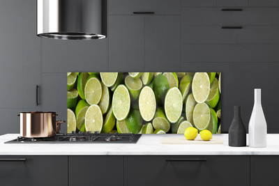 Painel vidro cozinha Cozinha de comida de limão