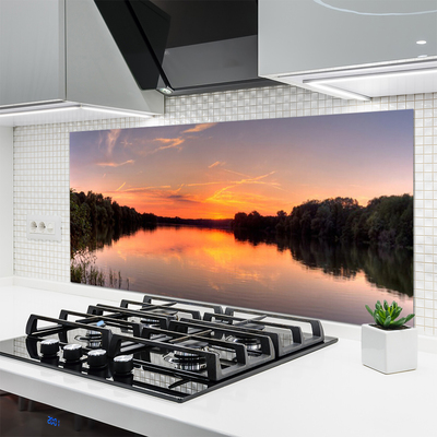 Painel cozinha Paisagem da Floresta do Lago