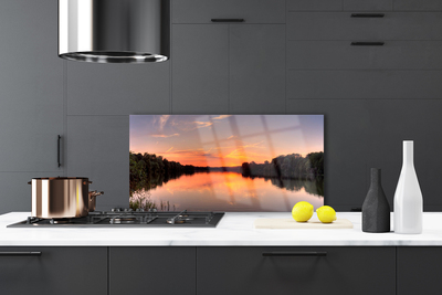 Painel cozinha Paisagem da Floresta do Lago