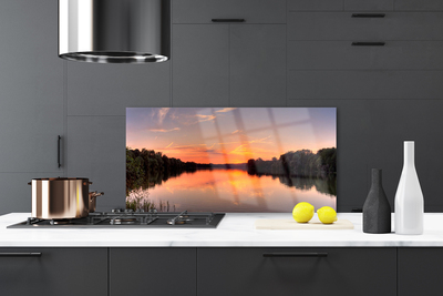 Painel cozinha Paisagem da Floresta do Lago
